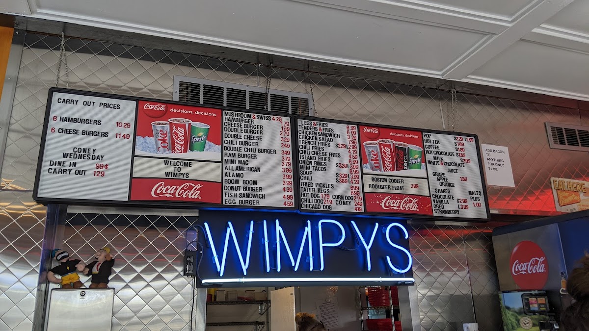 Wimpy Burger Menu - Image 2