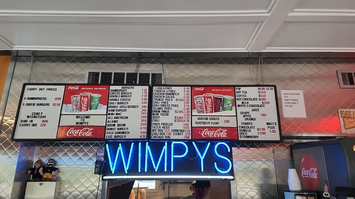 Wimpy Burger Menu - Image 4